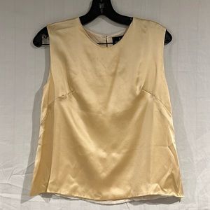 Vintage Craig Signer gold silk top